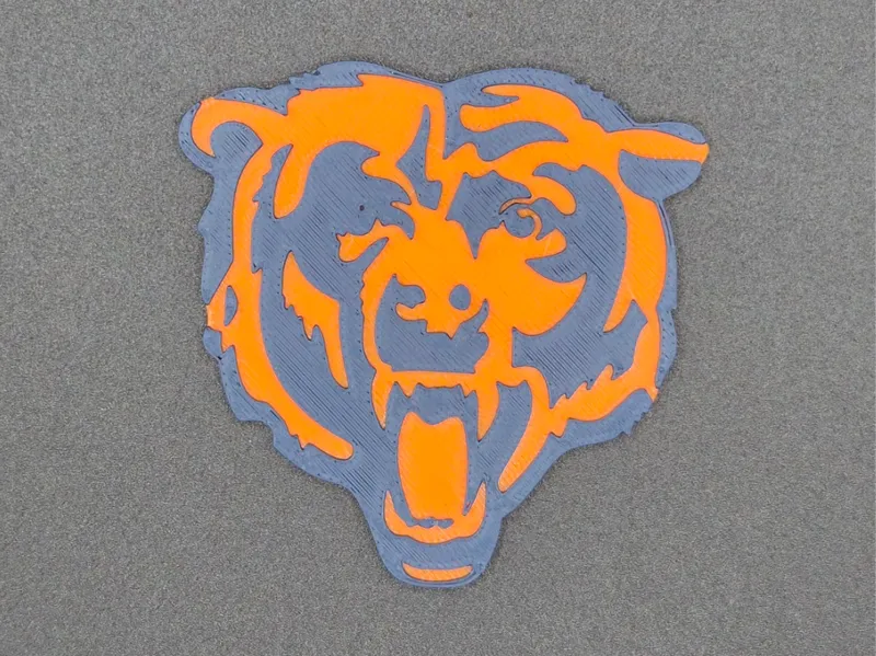 Bears Layered Logo - Wall Art, Magnet & Keychain
