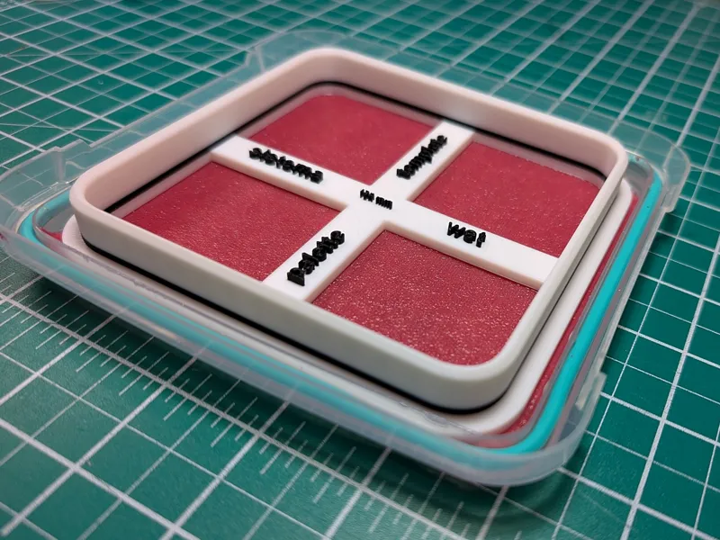 Sistema Wet Palette Template