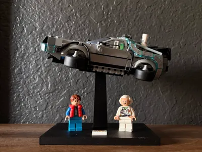 Back to the Future Delorean 77256 Display Stand