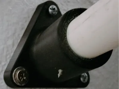 3/4" SCH 40 PVC Wall Mount - 0°, 15°, 30°, 45°