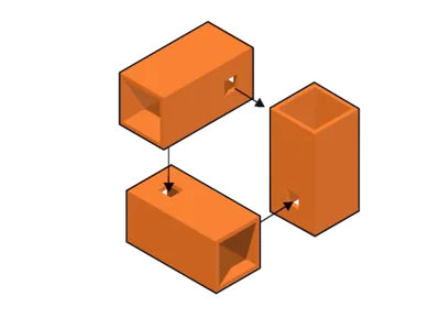 Modular Furniture Connector Joint