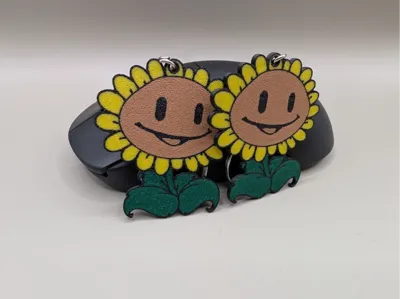 PvZ Sunflower Keychain