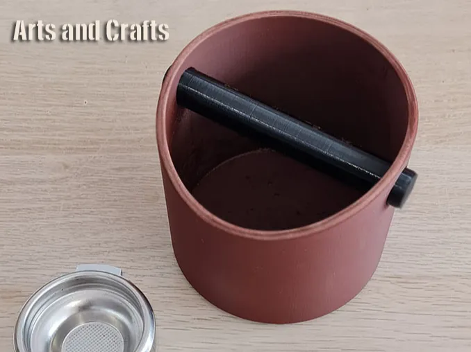 silent Knock Box for portafilter 