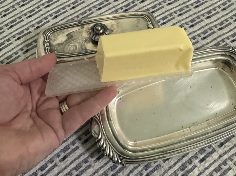 Butter Dish Liner for Silver Butter Dish
