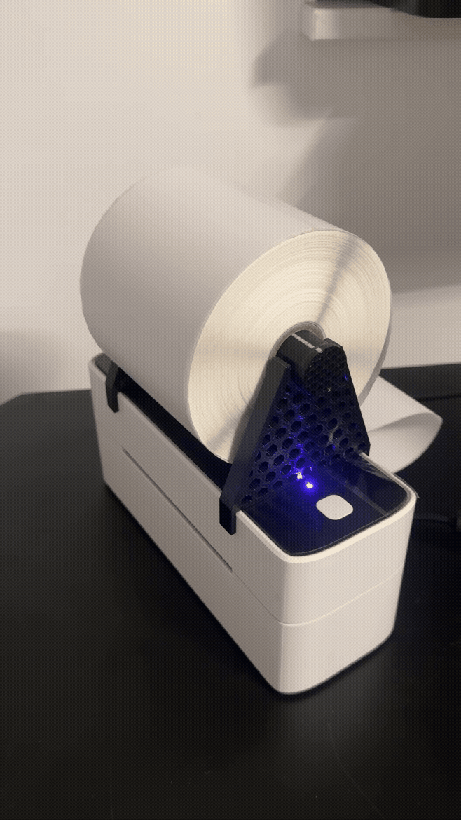 Label Holder for Phomemo Shipping Printers