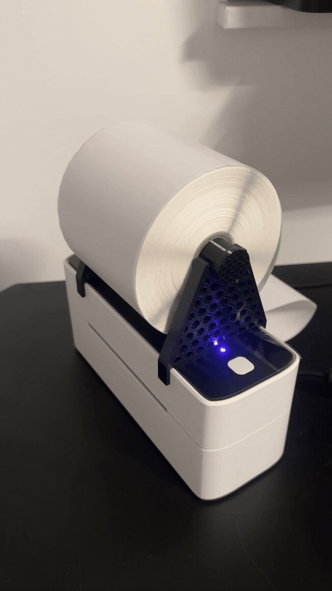 Label Holder for Phomemo Shipping Printers