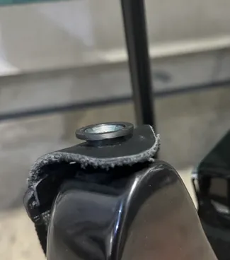 Guitar strap locker