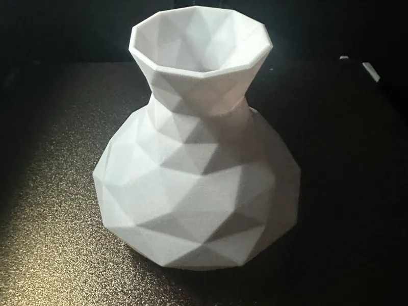small geometric vase