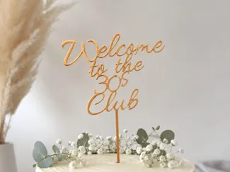 Cake topper- 30 years