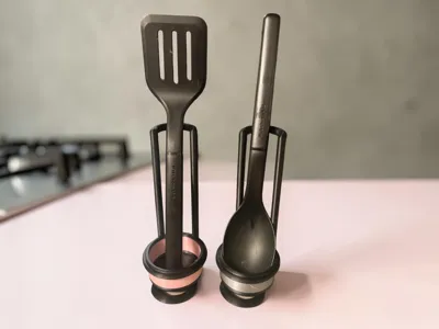 Upright Spoon & Utensil Holder