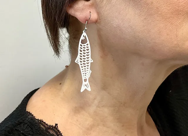 Sardine earrings