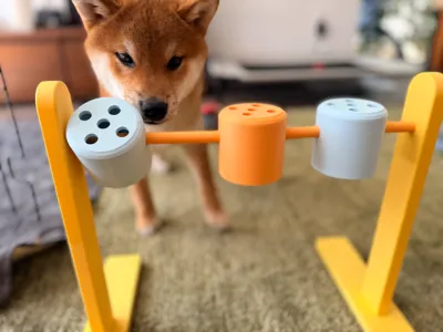 Shiba-Approved Slow Feeder Enrichment Toy