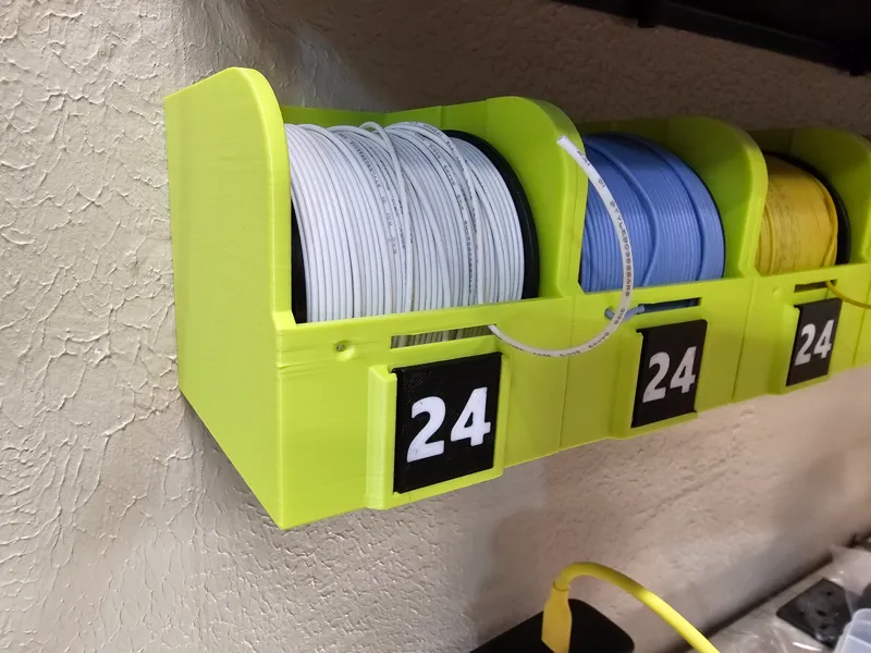 Silicone Wire Spool Holder - Wall Mount