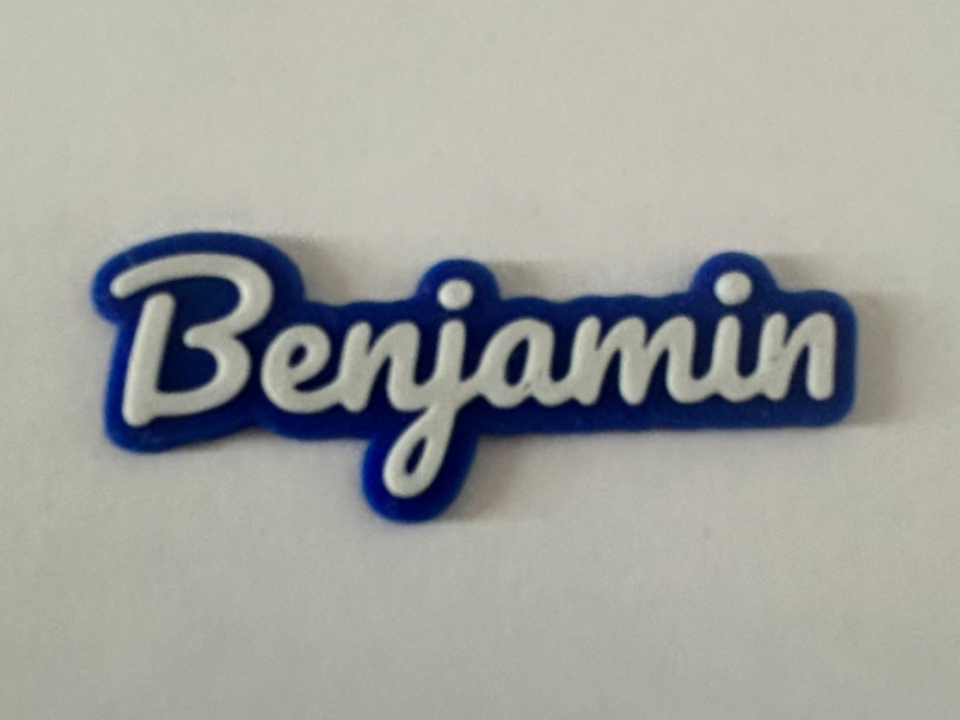 Benjamin - 3d printed name keychain personalized