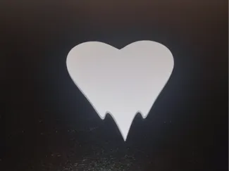 Simple melting heart
