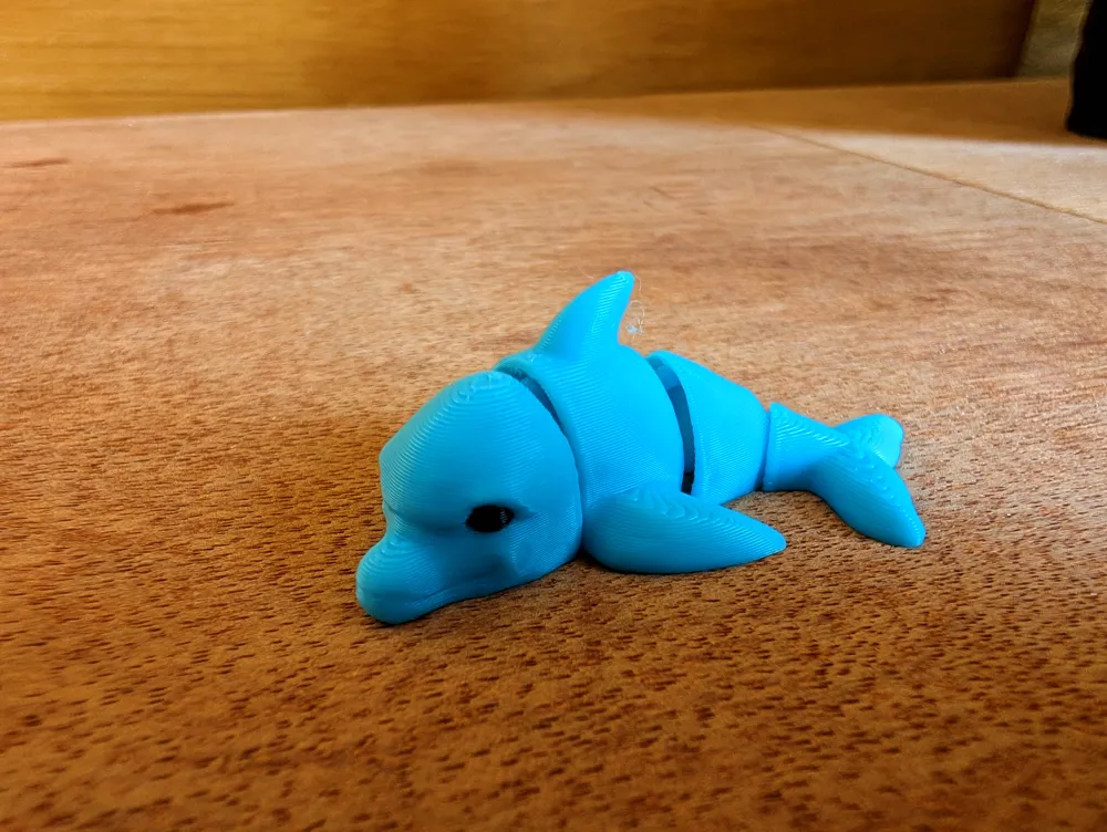 Articulated Mini Dolphin - Free 3D Print Model - MakerWorld