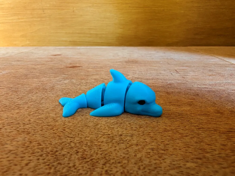 Articulated Mini Dolphin - Free 3D Print Model - MakerWorld