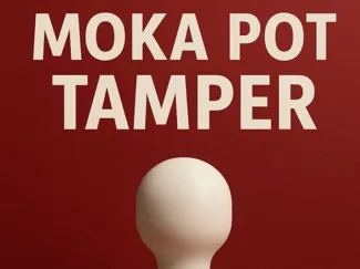 60mm Minimal Coffee Tamper Moka Pot (Fast Print)