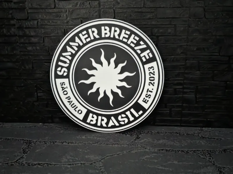 Magnet Schild " Summer Breeze "