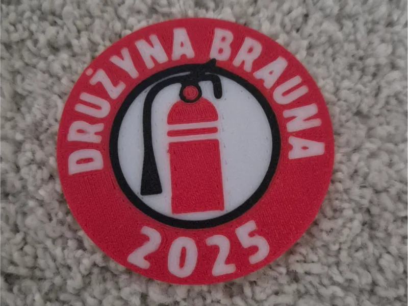Drużyna Brauna 2025 / Grzegorz Braun Plakietka 