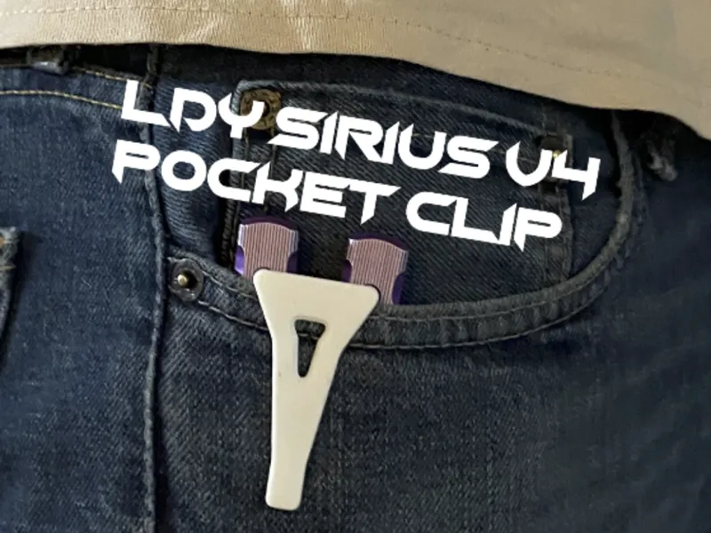Sirius V4 Balisong Pocket Clip 