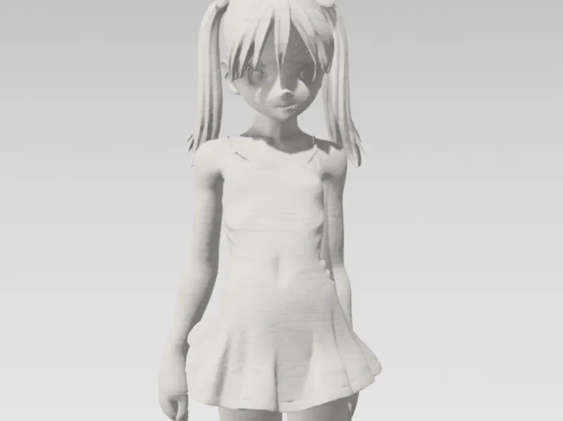 Anime Tennis Player Girl Figure