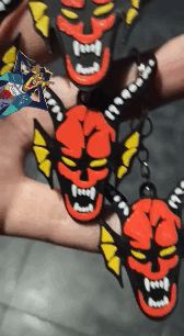 Hell Fire Keychain