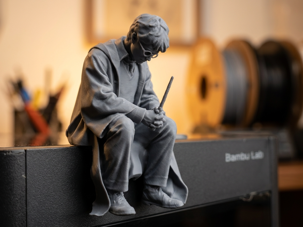 Sad Harry Potter edge sitter Figurine!