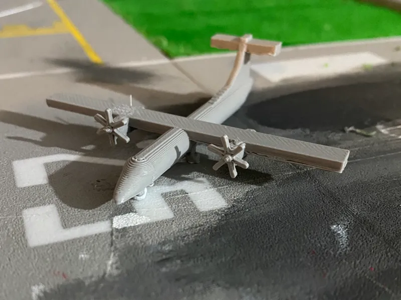1:400 scale ATR 72 model