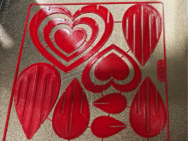 Kit Card de Corazón 3D