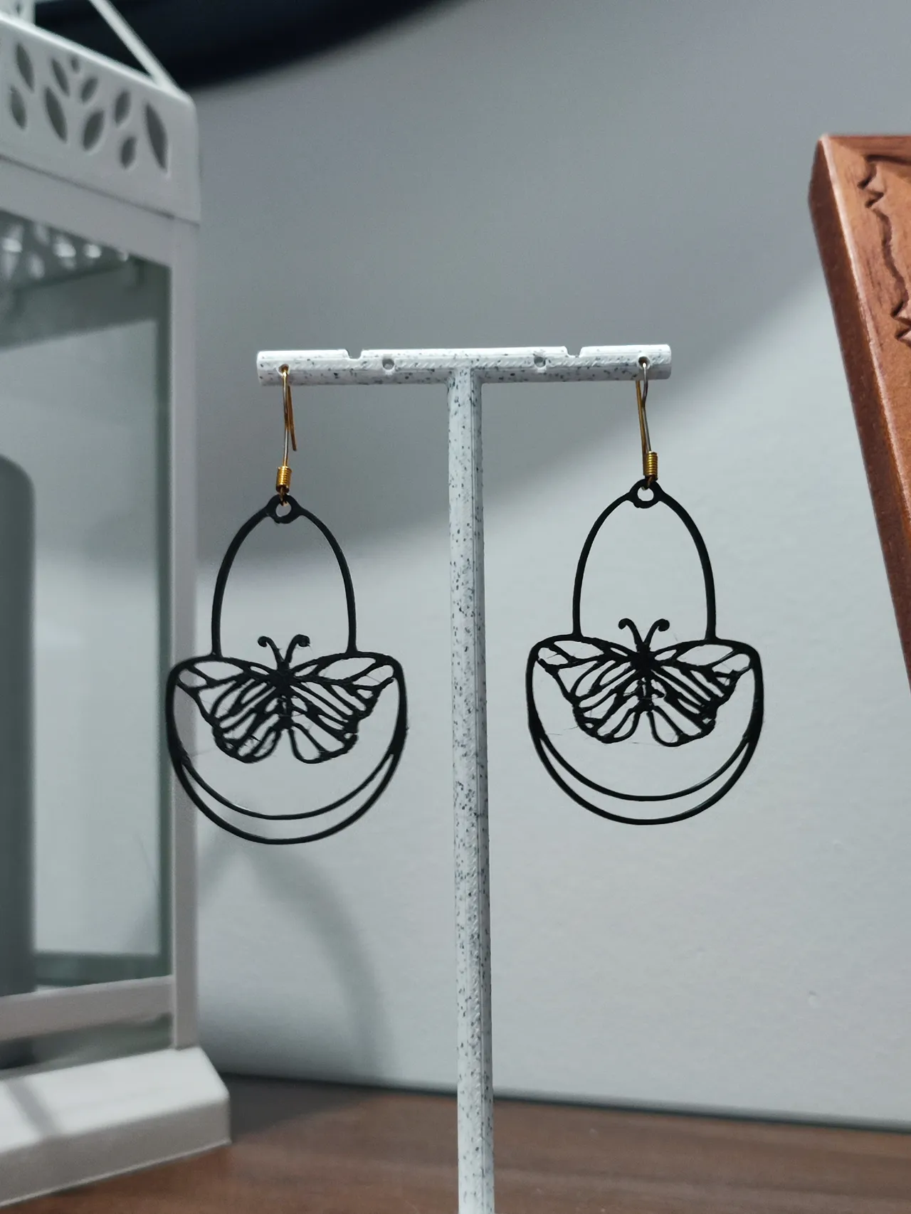 Aretes Mariposas de Medianoche view 3
