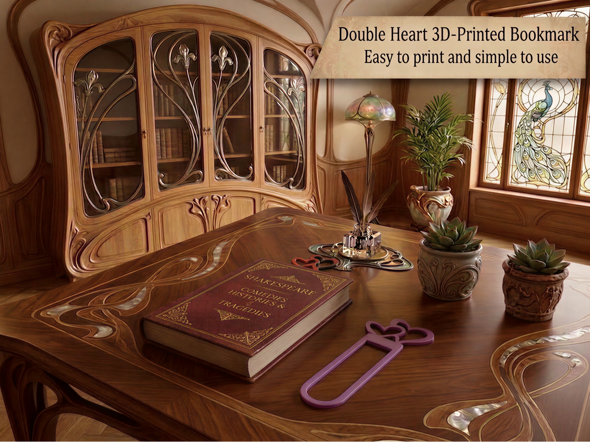 Bookmark Hearts