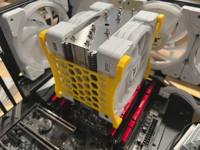Fan clamp for Noctua nh-U12S + Thermaltake SWAFAN