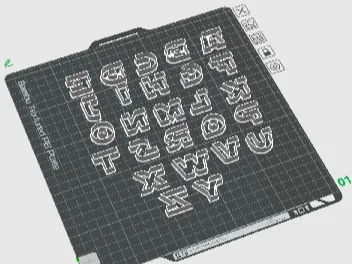 Alphabet Star Wars 2 cm