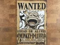One Piece - WANTED - Monkey D Luffy