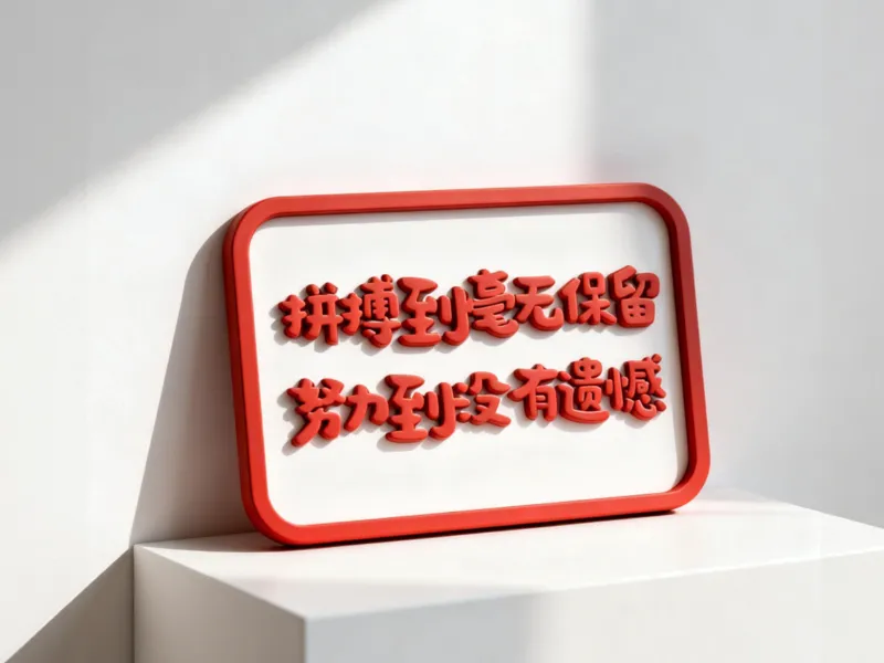 拼搏到毫无保留 努力到没有遗憾-高考中考励志文案-考公上岸好运摆件