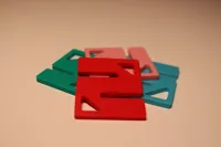 Different Color for Each Piece - 1 Plate