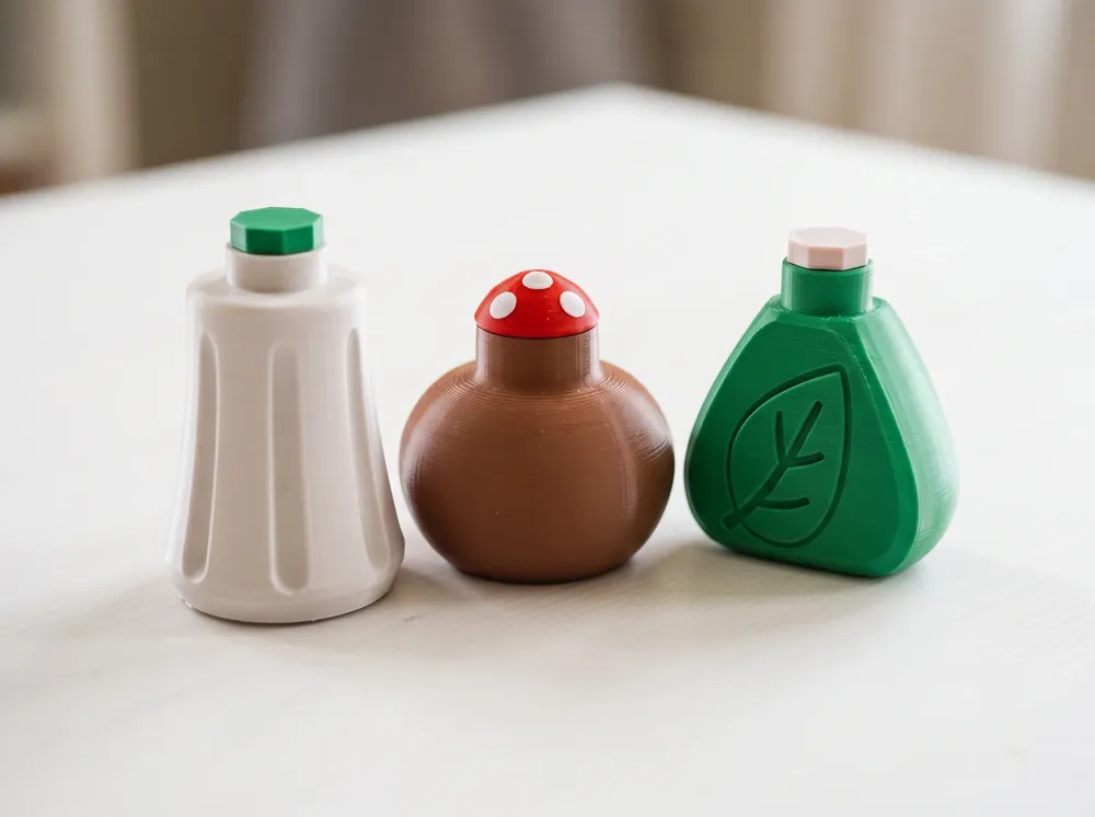 Woodland Potion & Play Set – Cozy Forest Desk Toy - Free 3D Print Model ...