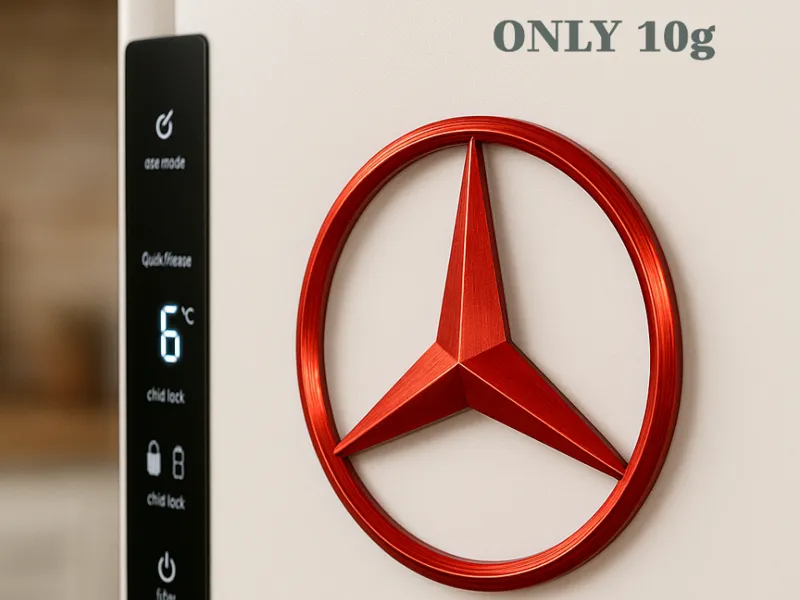 3D-printable Mercedes-Benz logo magnet!