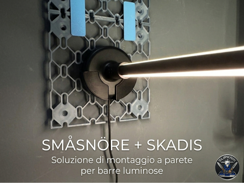 Supporto SMÅSNÖRE per IKEA SKADIS