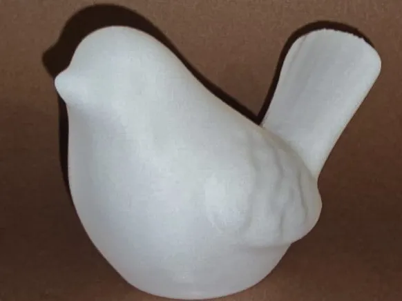 3D-scan eines dekorativen Vogels