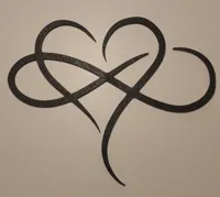 Décoration murale symbole infini — photo 1