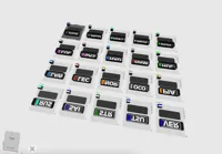 Full set x20 lightboxes