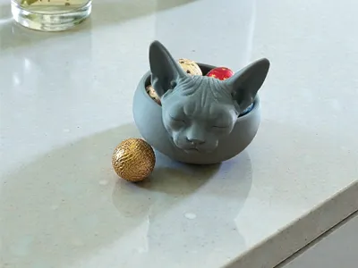 Sleeping Sphynx Bowl