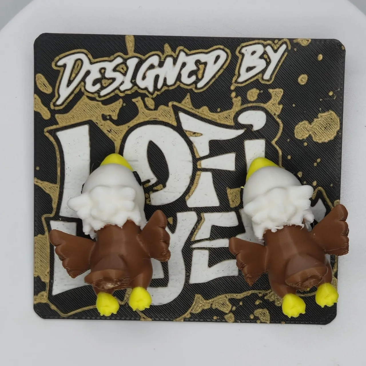 Baby Eagle Chompers Earrings view 3