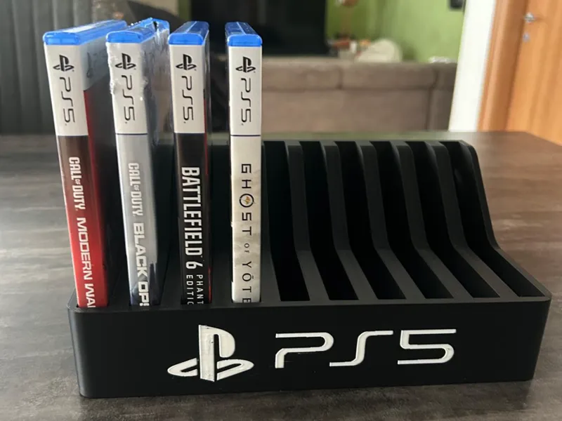 supporto giochi ps4 / ps5 da scrivania o da muro