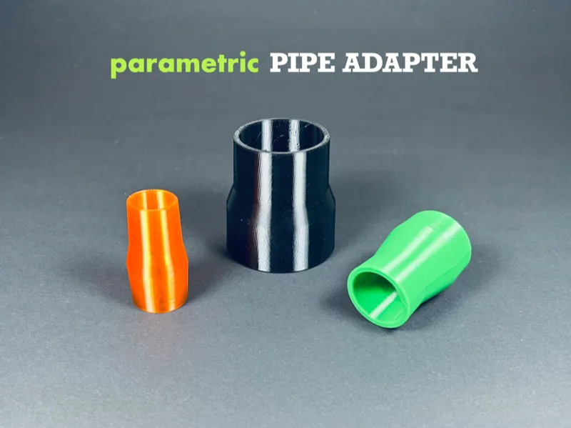 Parametrischer Rohr-Adapter