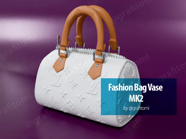 Fashion Bag Vase MK2 by Grafit