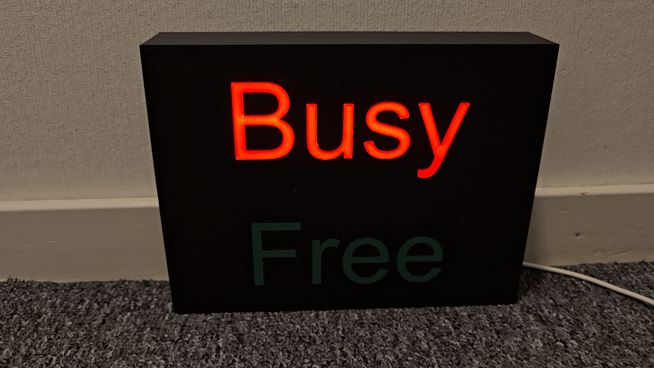 Busy/Free sign 