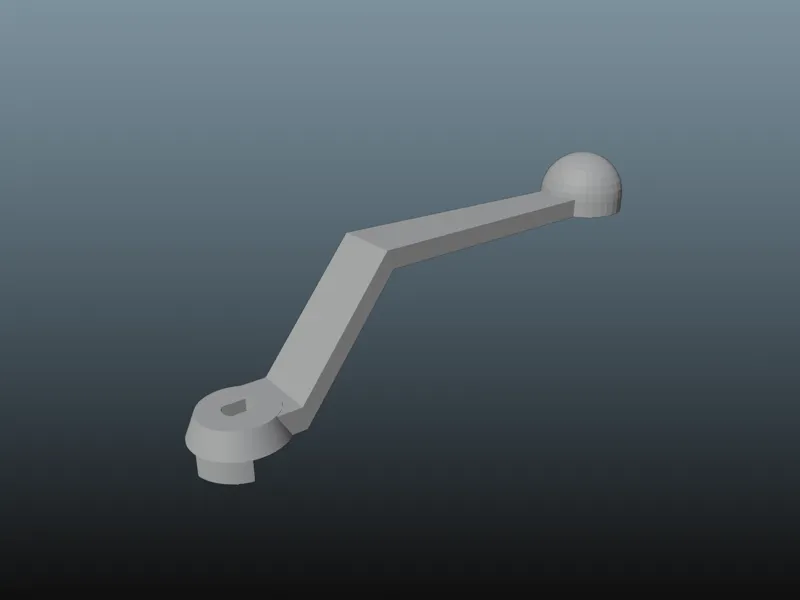 Industrial wok burner lever handle
